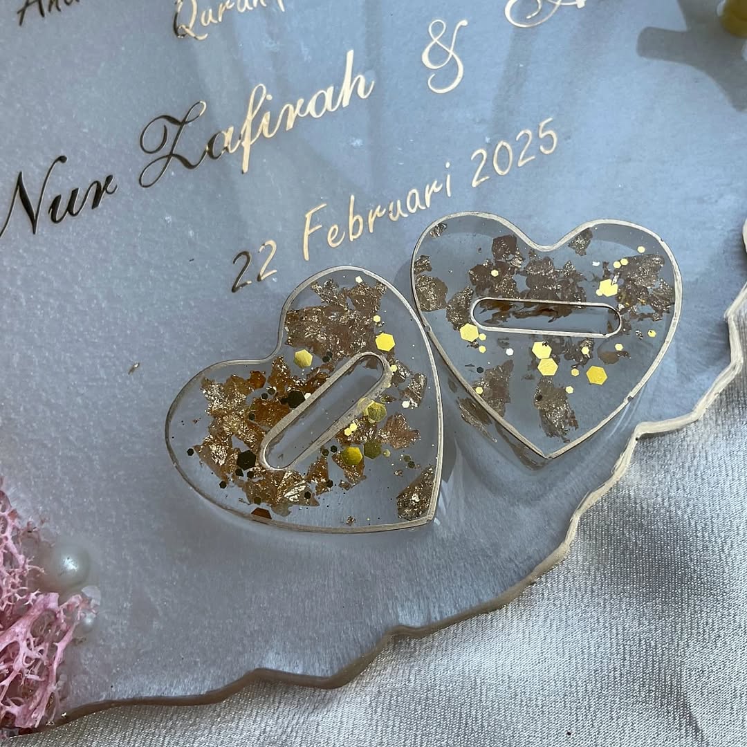 Round Nikah Ring Platter